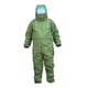 thumbnail image 4 of Traje de chorro de arena, ropa de protección, ropa de chorro de arena resistente, monos de trabajo para moler, construcción naval, lijado para mujeres Verde, 4 of 5