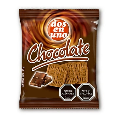 Galleta Mini Chocolate 35 G Dos En Uno