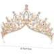 thumbnail image 2 of Tiaras de cristal con diamantes de imitación, coronas de boda, diademas, para fiestas de cumpleaños, coronas de princesa, accesorios para el pelo, novia, 2 of 10