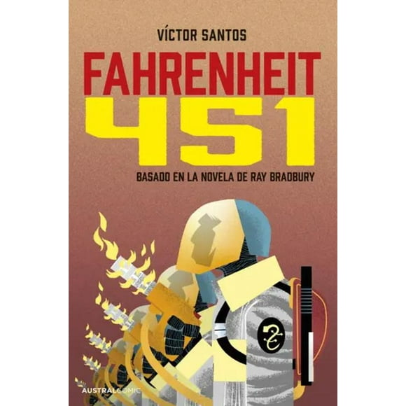 Libro Fahrenheit 451 (novela gráfica) - Ray Bradbury