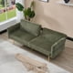 thumbnail image 3 of 79 inch corduroy sofa bed, foldable double sofa bed with folding armrests, suitable for living rooms and small spaces, 3 of 3