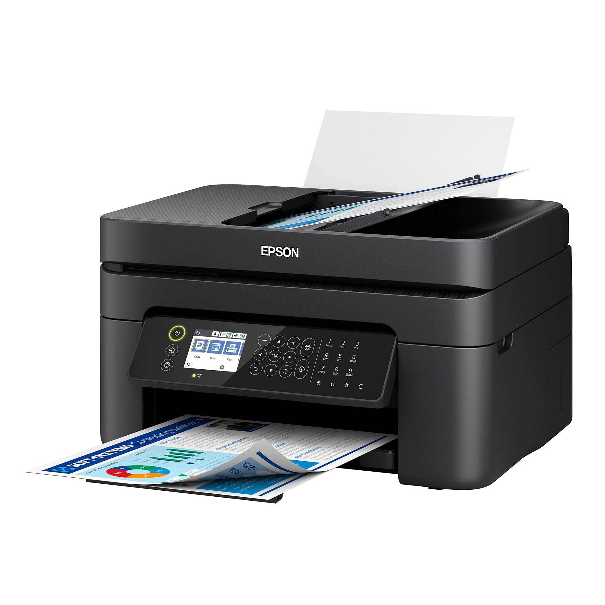 Impresora Epson Workforce Wf-2850 Multifunción Inalámbrica En Color