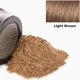 thumbnail image 2 of Hair Building Fiber Caboki, tamaño de prueba, suministro para 10 días, color marrón claro, 2 of 3