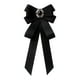 thumbnail image 3 of Broche de cinta con lazo preatado para mujer, con para mujer y niña, pajarita elegante para accesorios de disfraces, blusa de fiesta de negro, 3 of 5