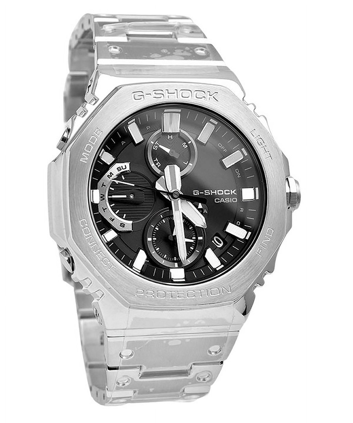 Reloj Casio G-Shock Full Metal Analog Chronograph Smartphone Link Black Dial Tough Solar Gmc-B2100D-1A 200M Men'S Watch