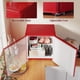 thumbnail image 5 of Minicongelador HOMCOM de 32 litros, compacto, vertical, con estante extraíble, color rojo, 5 of 9