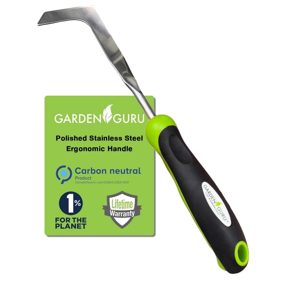 Herramienta deshierbadora para grietas de patio Garden Guru de acero inoxidable