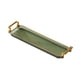 thumbnail image 4 of Platos Rectangulares Para Servir Con Asas, Bandeja De Tocador Para Fiesta, Hogar, Cocina, Verde, 4 of 5