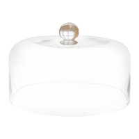 Magideal - Cubierta De Soporte De Pastel Acrílico, Cúpula De Servicio Transparente, Cúpula De Comida Acrílica, Cúpula De Exhibición De Pastelería Para Decoración L