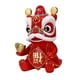 thumbnail image 2 of Estatuilla De León De La Riqueza China Accesorio De Adorno De Alcancía De Resina Rojo, 2 of 3