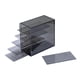thumbnail image 3 of Caja De Almacenamiento De Pestañas, Práctica Herramienta Transparente Para Injerto De Pestañas Para Tocador, Color Negro, 3 of 5