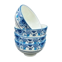 Oem - Pack 4 Platos Para Salsas Con Diseños 5X9Cm