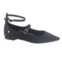 Zapato Chalada Mujer Feola-2 Negro Casual