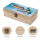 thumbnail image 3 of Rusty Rivets Caja Organizadora de Madera Rústica - Caja Decorativa Multifuncional para Escritorio, Hogar, Oficina, Joyas y Manualidades, 3 of 6