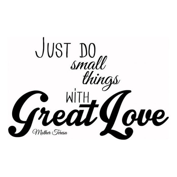 Decomural Small Things Great Love Mother Teresa WS-44104