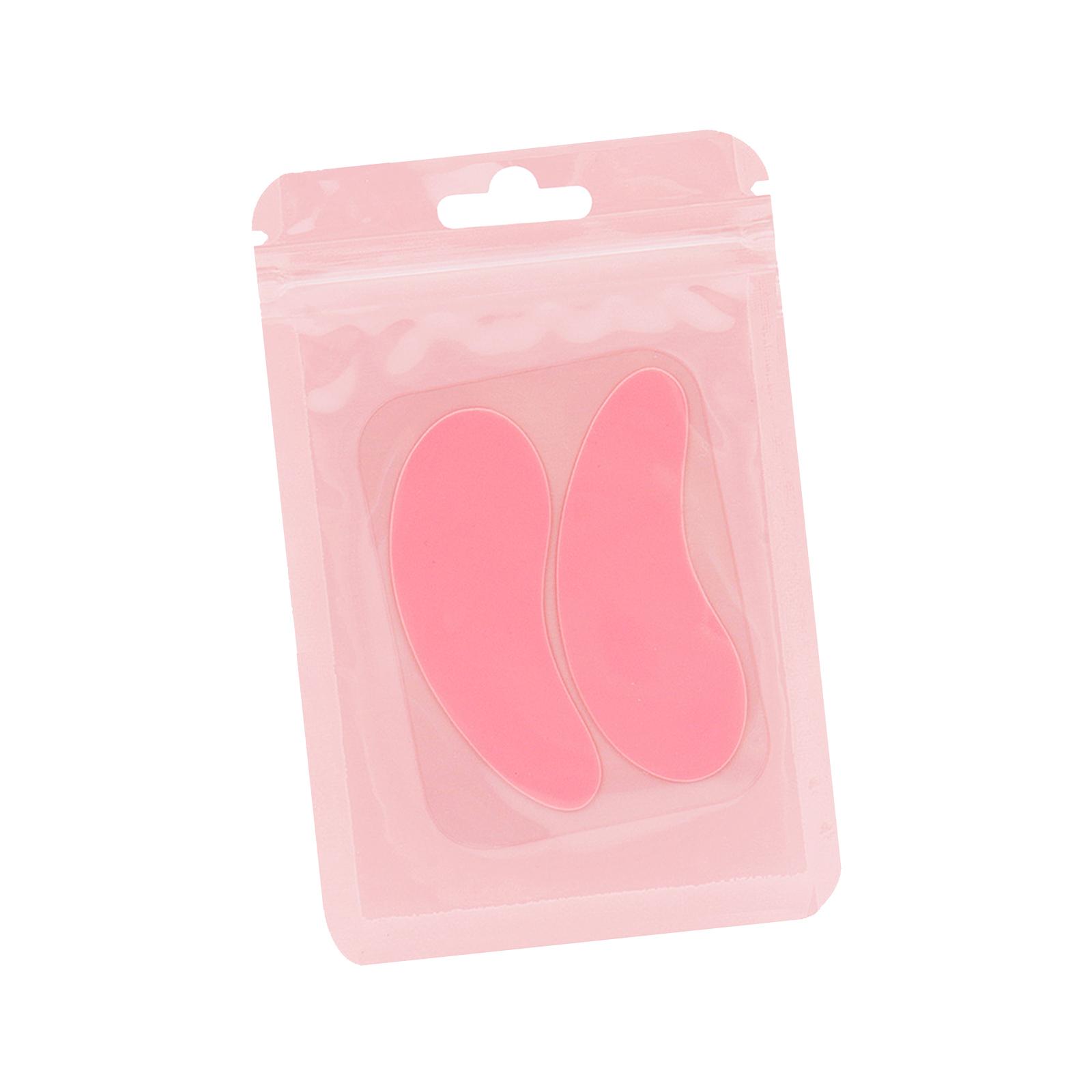 Magideal - Extensión De Pestañas Debajo De Las Almohadillas Para Los Ojos Parches Para Los Ojos Salón Suave Uso En El Hogar Silicona Para Teñir Pestañas Herramie Rosa