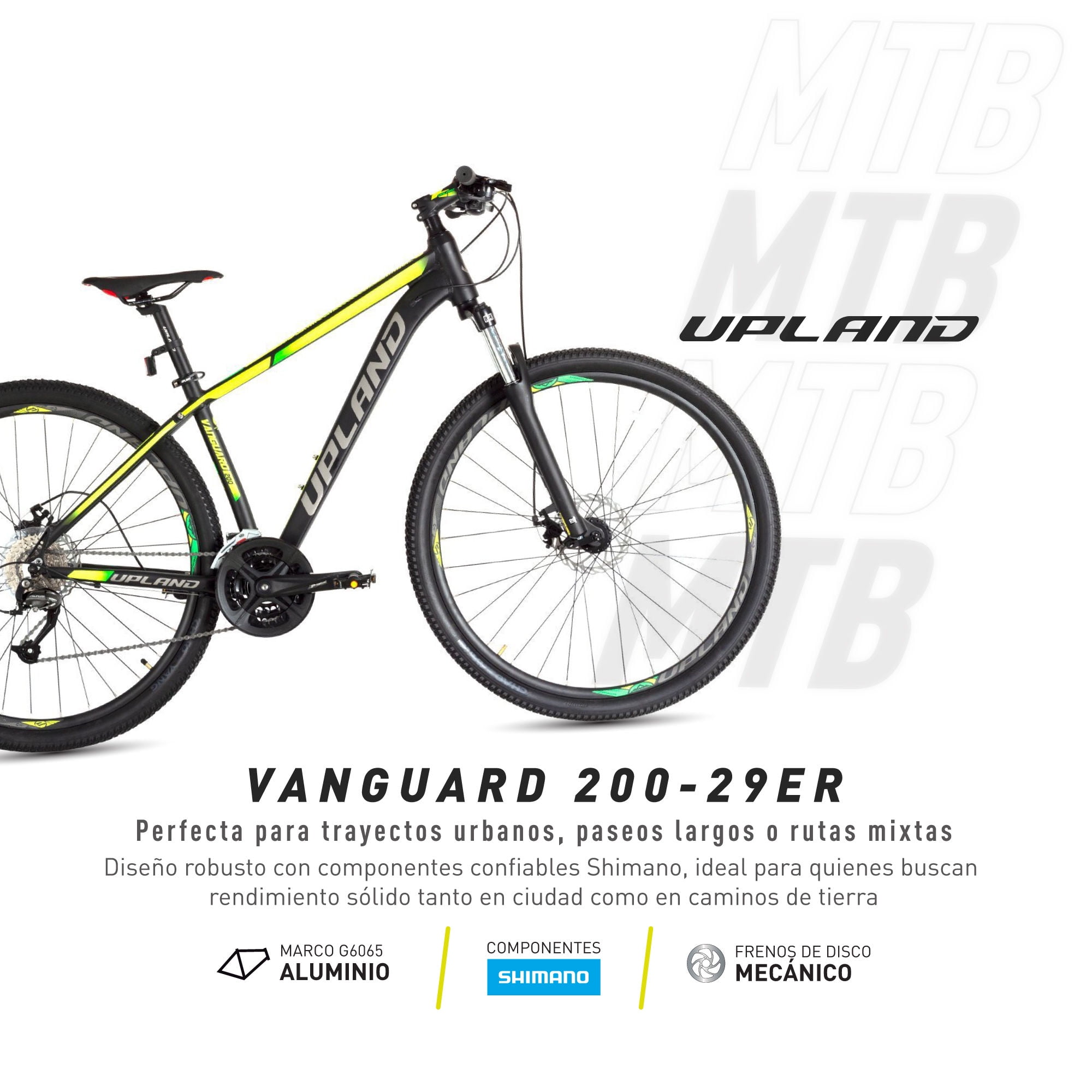 Mountain Bike Bicicleta Upland Vanguard 500 UPLAND Bicicleta Mtb