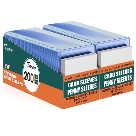 Fundas para cartas TARUMG 3x4" pack de 200 (rígidas y blandas)