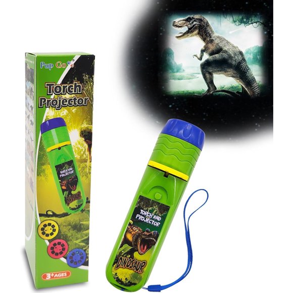 Pup Go Dinosaur Toys for Kids 3–7, Dinosaur Halloween Flashlight Projector