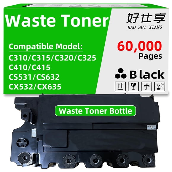 Caja de residuos de tóner HAO SHI XIANG compatible con C320 y C325