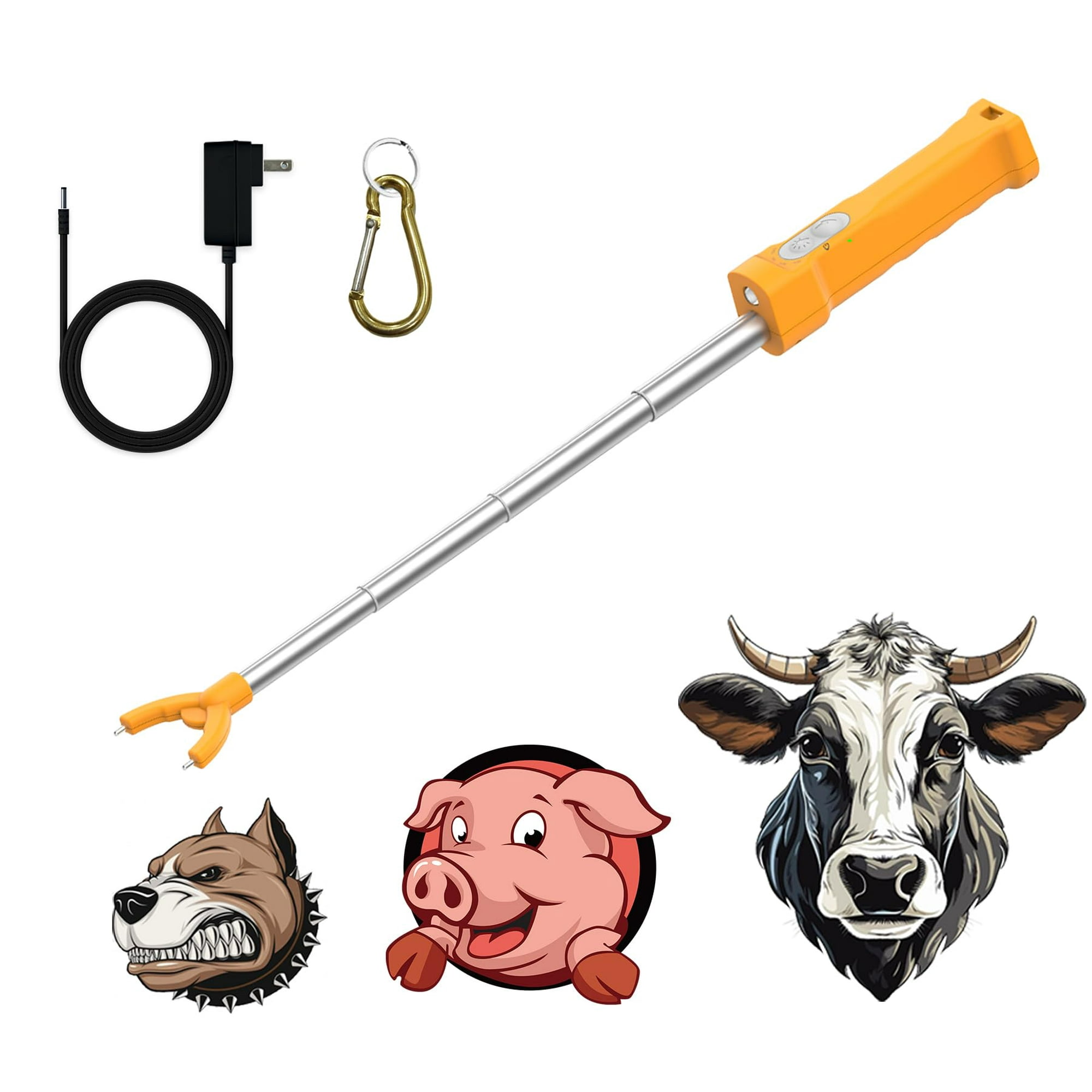 Cattle Prod Haovegfloer Recargable Con Luz Led Impermeable