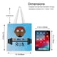 thumbnail image 5 of PhonicsMan Bolso de tela con estampado de lienzo para mujer, bolsa de compras reutilizable y estética, con cremallera interior, regalo para mujer, 35 × 40 cm., 5 of 6