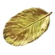 thumbnail image 1 of Bandeja Plato Decorativa Dorada Nordica Con Forma De Hoja, 1 of 4