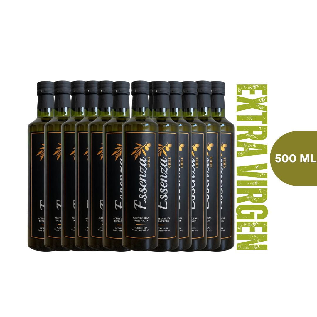 Aceite De Oliva Extra Virgen Premium Essenza 12 X 500 Ml