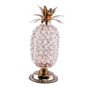 Magideal - Adorno De Cuentas De Cristal Hecho A Mano, De Fruta Artificial Nórdica Decorativa, Estatua, Centro De , Decoración Para El Hogar, Fiesta De Cuentas Octagonales
