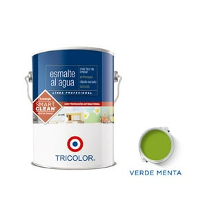 Esmalte Al Agua Profesional 1 Gl (3.78Lt) Verde Menta - Tricolor