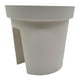 thumbnail image 1 of Macetero Colgante Para Balcon Terraza Plastico Maceta Jardin blanco, 1 of 10