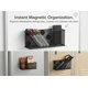 thumbnail image 4 of Organizador magnético de casilleros Neudeco, malla metálica negra – Pack de 3, 4 of 9