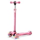 thumbnail image 1 of Scooter infantil Dribbl de 3 ruedas con inclinación para dirigir, ajustable, rosa, 1 of 8