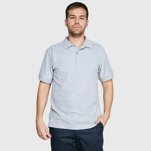 Jayson - Polera Pique Tc Mc Hombre Gris Oscuro L