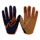 thumbnail image 1 of Guante Ciclismo Largo Unisex Onwheels Dedo Tactil Acolchado Navy/Orange, M, 1 of 3