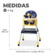 thumbnail image 5 of Silla Comer Bebe Doble Altura Safe Baby Entretenida Amarilla/Azul, 5 of 8