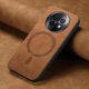 thumbnail image 2 of Magnetic Slim Case for Realme 13 Pro Plus 5G with Camera Guard & Anti-Scratch Back Brown, 2 of 5