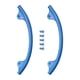 thumbnail image 3 of 2x Funda Para Cabeza De Raqueta De Bádminton Accesorios Portátiles Resistentes Al Desgaste De Silicona Azul, 3 of 5