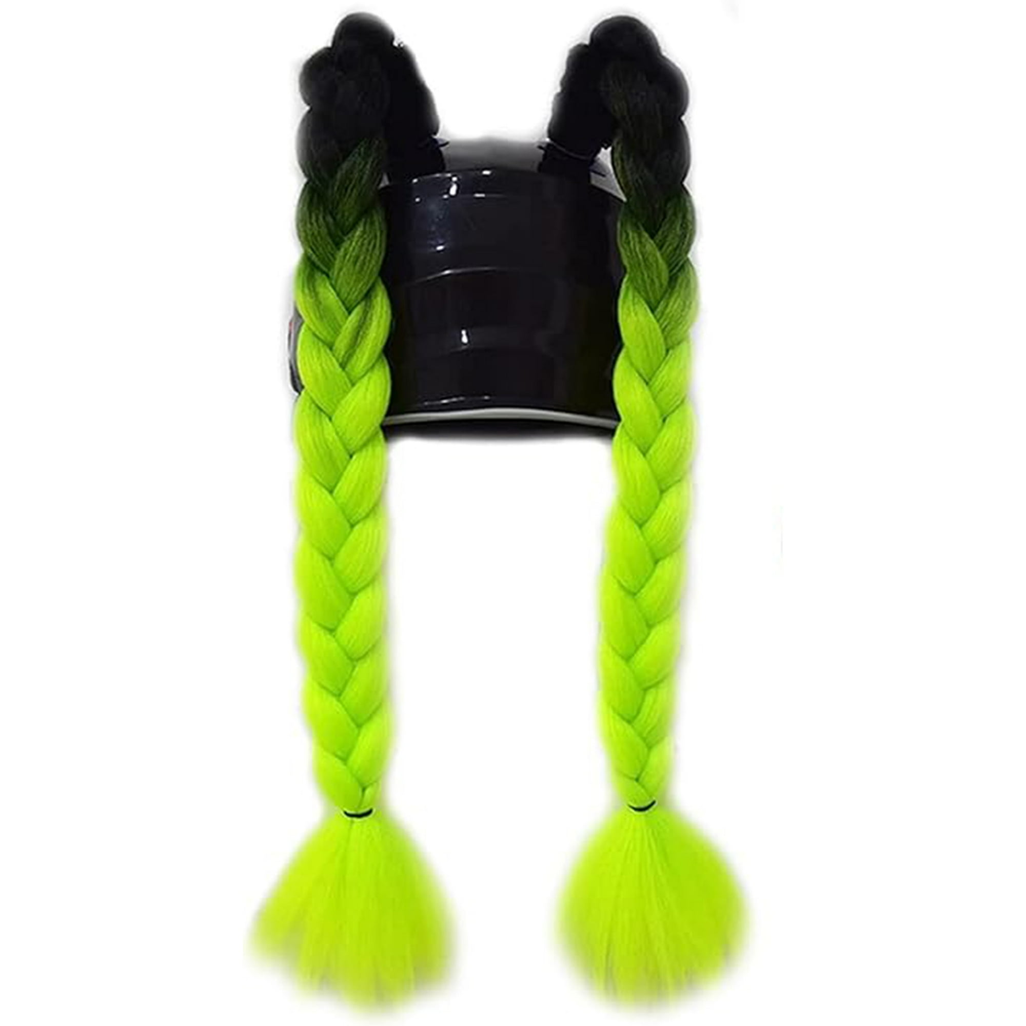 Veat00l - 1 Decoración De Casco, Trenza Larga, Casco De Motocicleta, Casco De Bicicleta, Trenza Que Puede Decorar Cualquier Casco, Trenza Reutilizable De Casco, Sin Casco