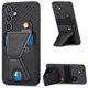 thumbnail image 4 of Funda Resistente para Samsung Galaxy S24 con Tarjetero y Soporte, Diseño Magnético Negro, 4 of 5