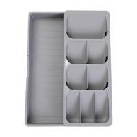 Bothyi - Bandeja Para Cubiertos Y Cubiertos, Divisores Múltiples, Divisores De Cajones, Organizador De Cajones, Bandeja B