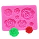 thumbnail image 1 of Molde de silicona para fondant con 7 cavidades, colección de rosas, para decoración de pasteles, cupcakes, arcilla polimérica y elaboración de jabón con cera., 1 of 8