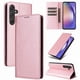thumbnail image 1 of Funda Cartera para Samsung Galaxy A55 con Ranuras Tarjetas y Soporte - Protección Completa Oro rosa, 1 of 5