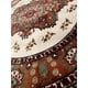 thumbnail image 2 of Alfombra Redonda Beige 150x150 Cm Antideslizante Estilo Persa, 2 of 3