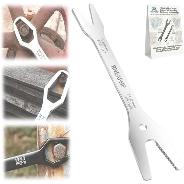 Llave autoajustable doble extremo 3-25mm métrica SAE fontanería hogar