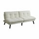 thumbnail image 1 of Sofa Cama Estructura De Madera Espuma De Alta Densidad Liso Crema, 1 of 6