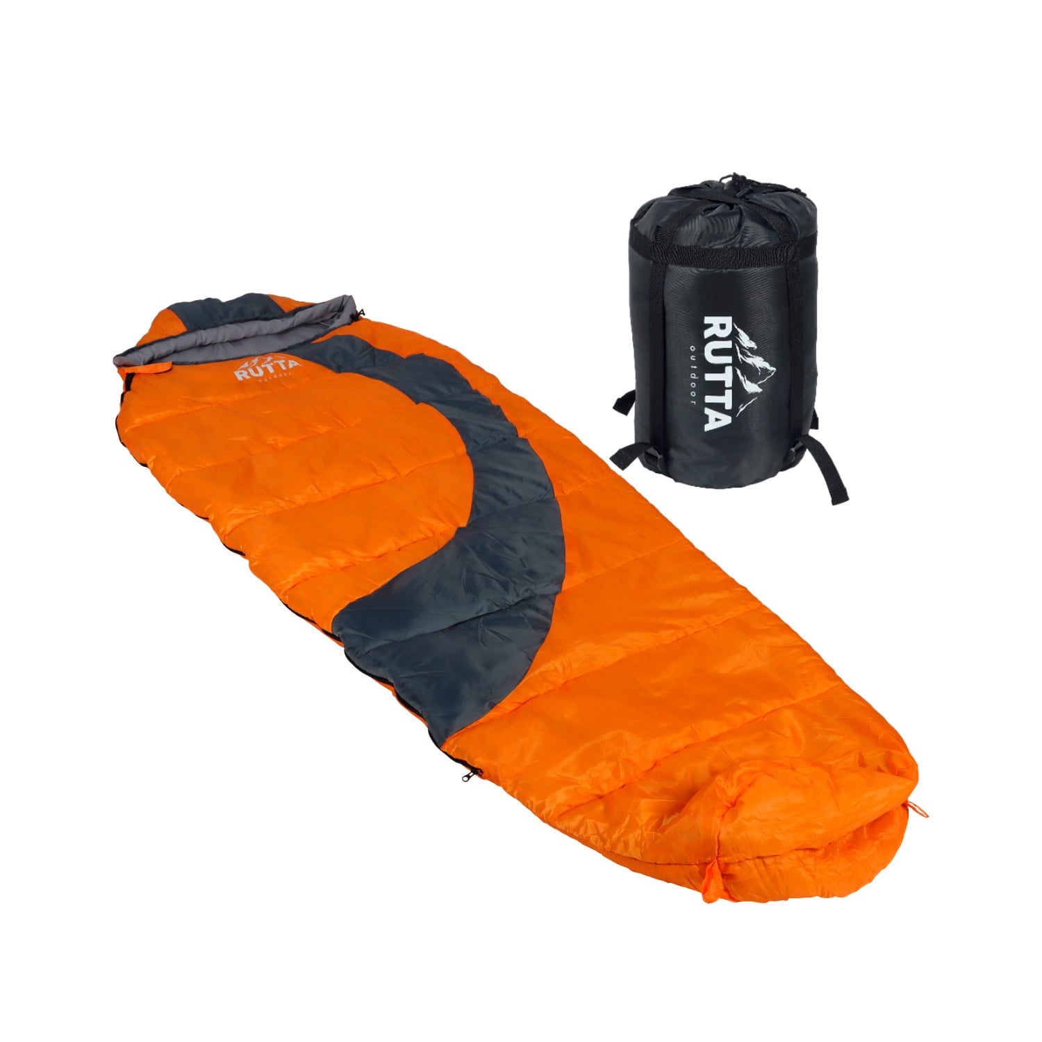 Rutta - Saco De Dormir 350 Gr Naranjo