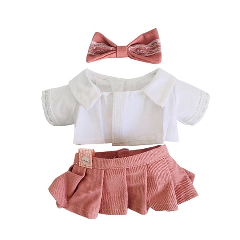 Bothyi - Ropa Para Muñecas De 20 Cm, Accesorios Para Vestir Muñecas De Peluche, Conjunto De Uniformes Para Muñecas De Dibujos Animados Diy