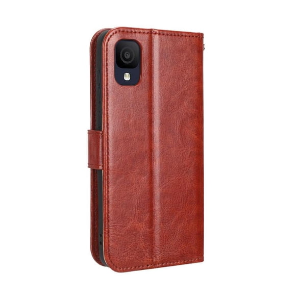 Funda tipo libro para TCL ION Z, cartera todo‑en‑uno, funda multifuncional con tarjetero y correa de muñeca desmontable