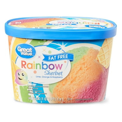 Helado Sorbete Arcoiris Pote 1,4 L Great Value